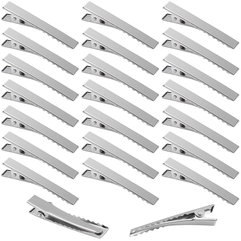 Hair Care Zinc - 20 pçs metal jacaré em branco