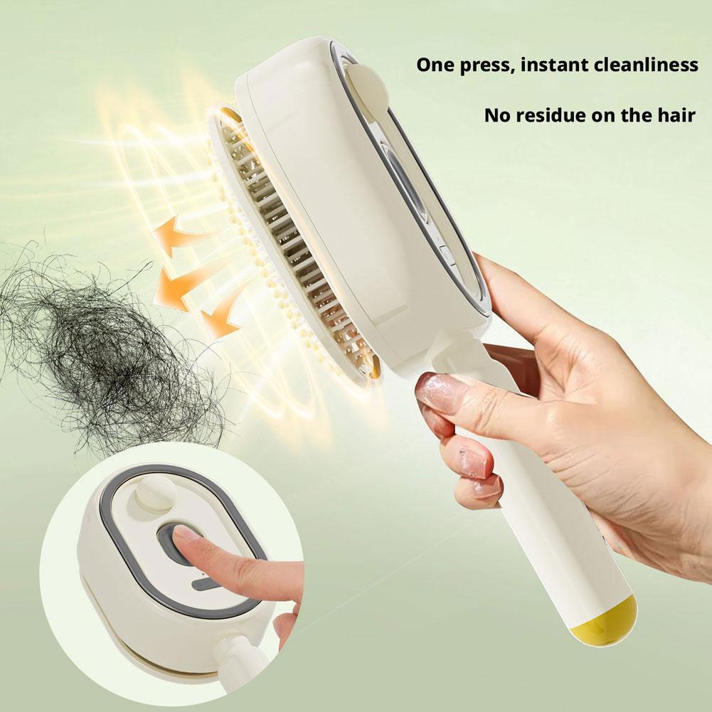 Hair Care Essential Oil Atomizing - Escova de Cabelo Elétrica com Spray