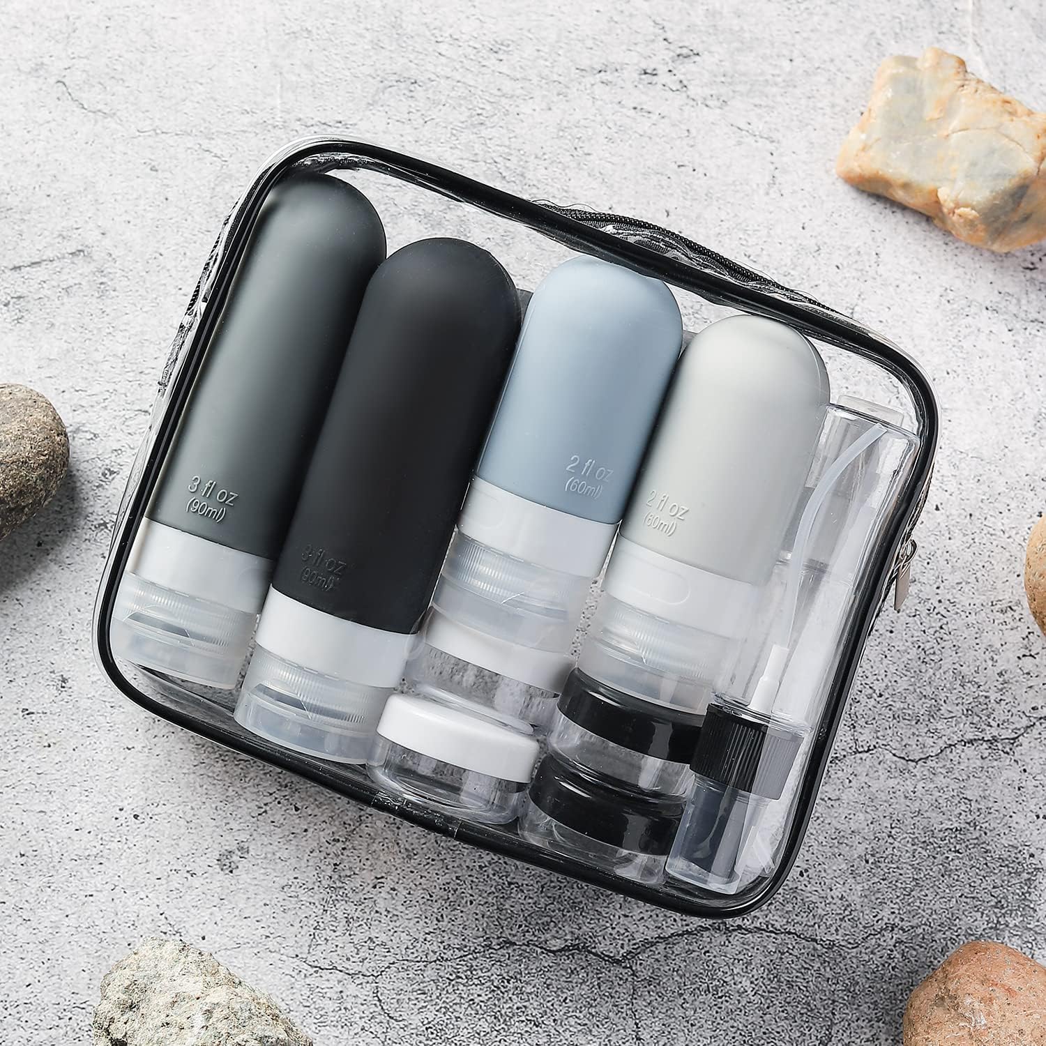 Dry Shampoo Travel - 16 recipientes de viagem dos pces