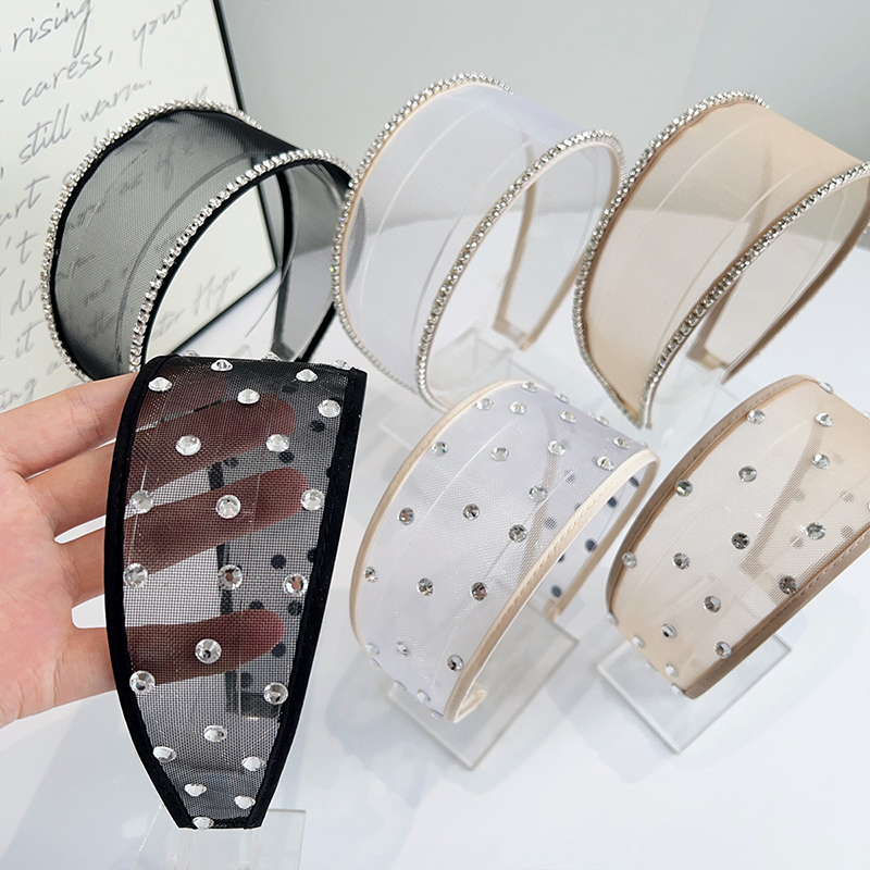 Hair Net Invisible - Nova Tiara Larga de Malha com
