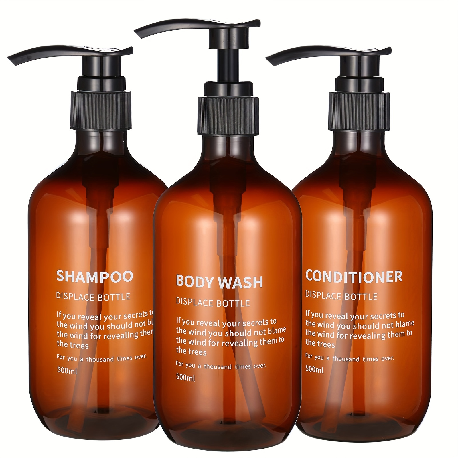 Hair Care Tonic - Conjunto de dispensador de shampoo e
