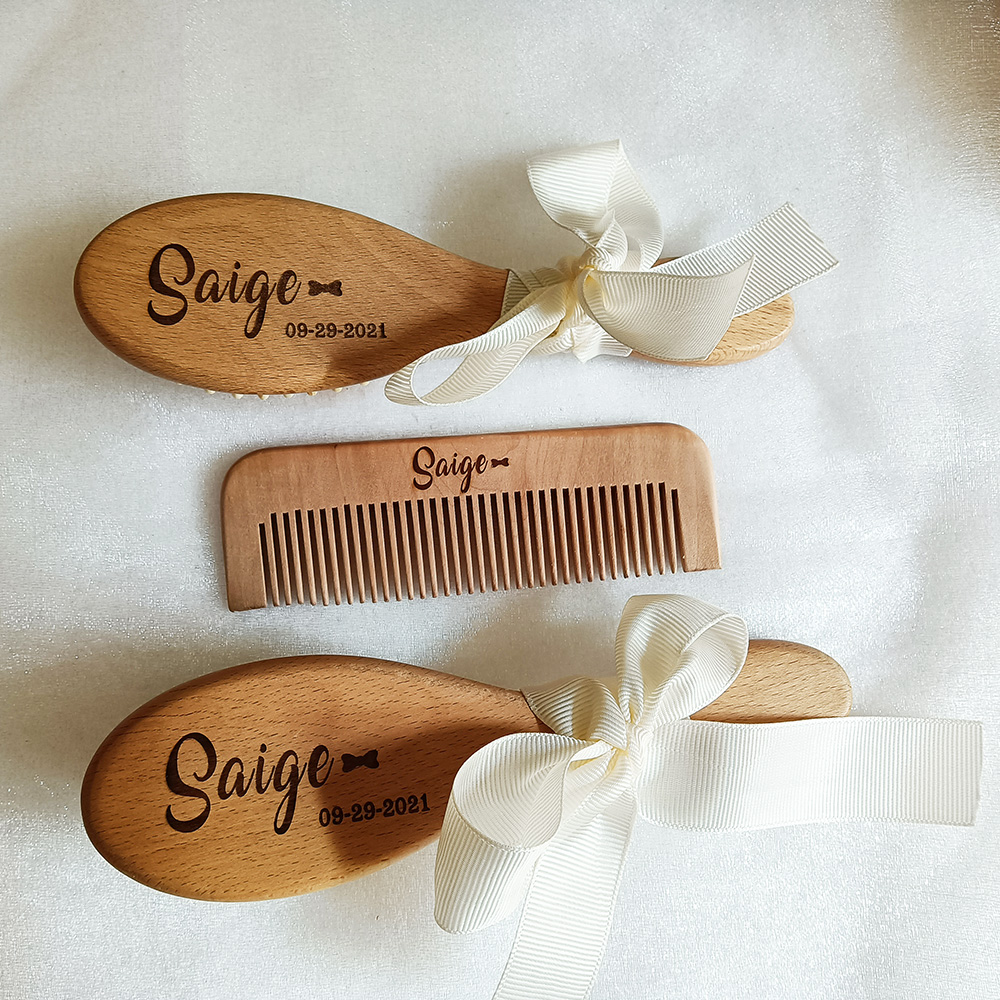Hair Care Names - Pente de banho para bebês com