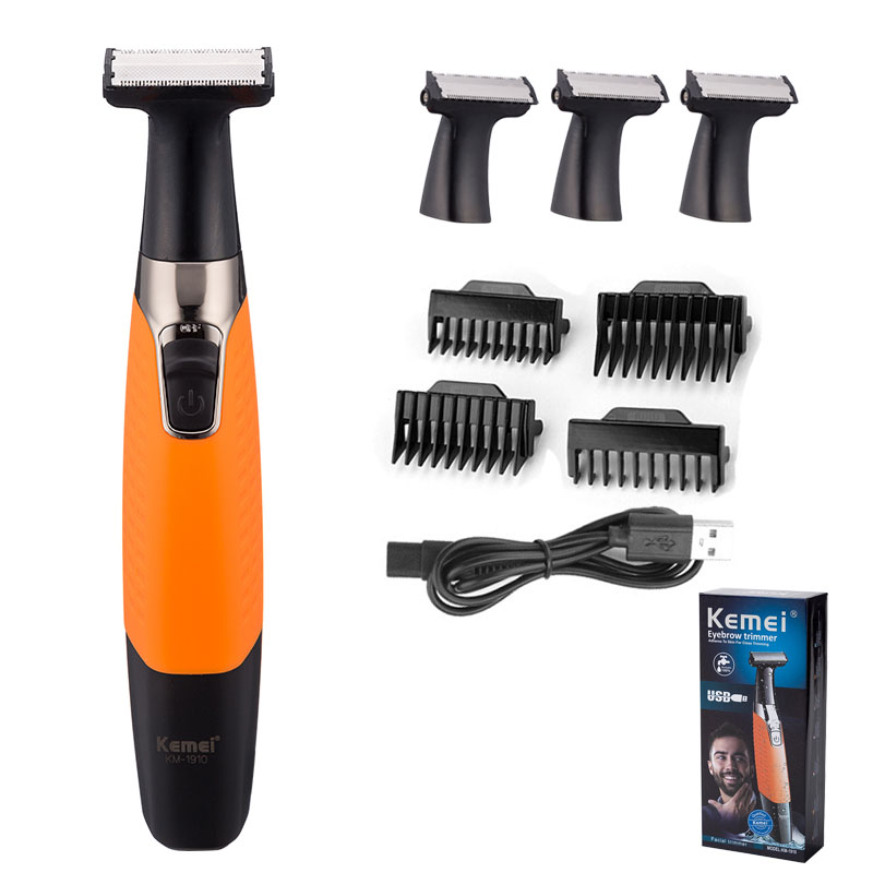 Hair Care Works - Kemei 1910 Barbeador Elétrico Recarregável, Aparador