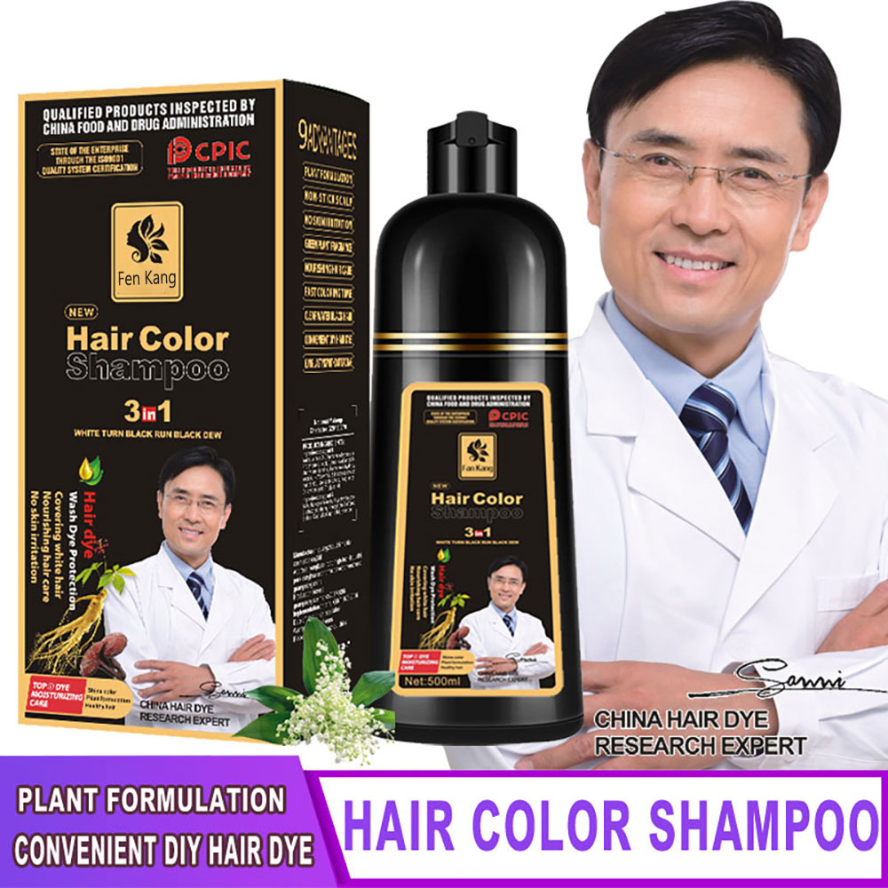 Hair Care Tonic - Shampoo de coloração instantânea 3 em
