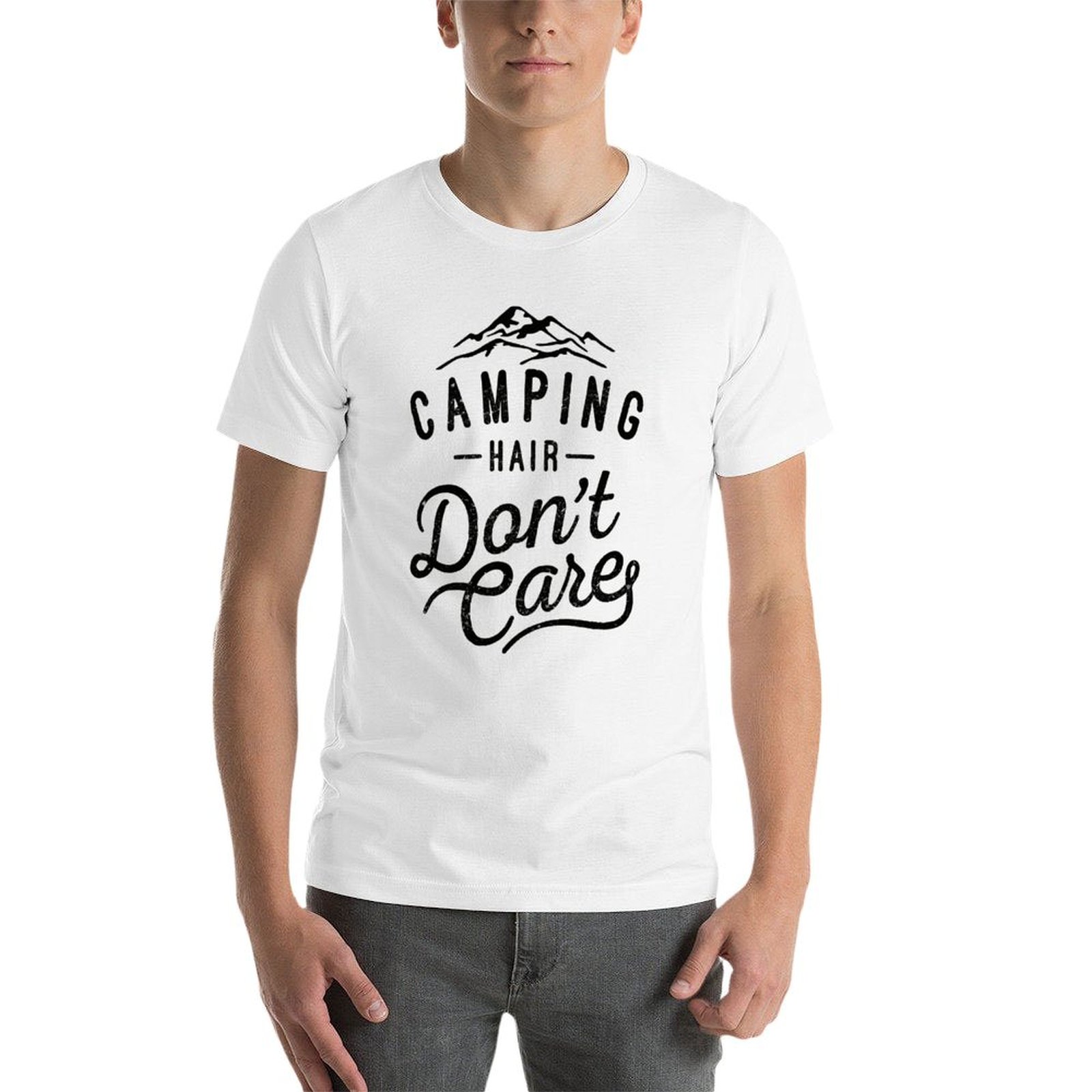 Camiseta Camping Hair Don't Ca - Hair Care Works avaliação e preço