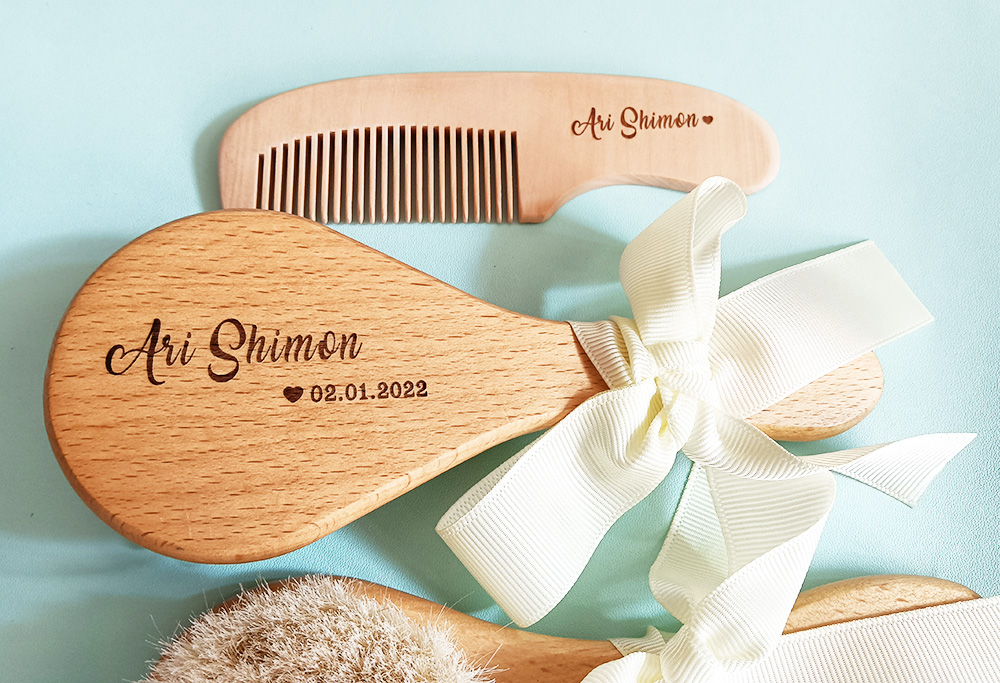 Baby Bathing Comb com Nome Per - Hair Care Names avaliação e preço