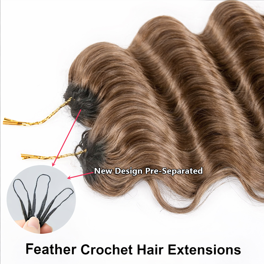 Mel marrom onda profunda croch - Hair Care Honey avaliação e preço