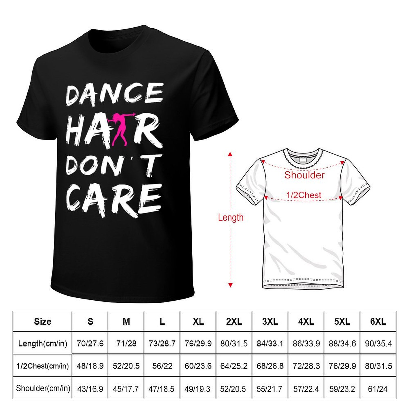 Camiseta Dance Hair Dont Care, - Hair Care Works avaliação e preço