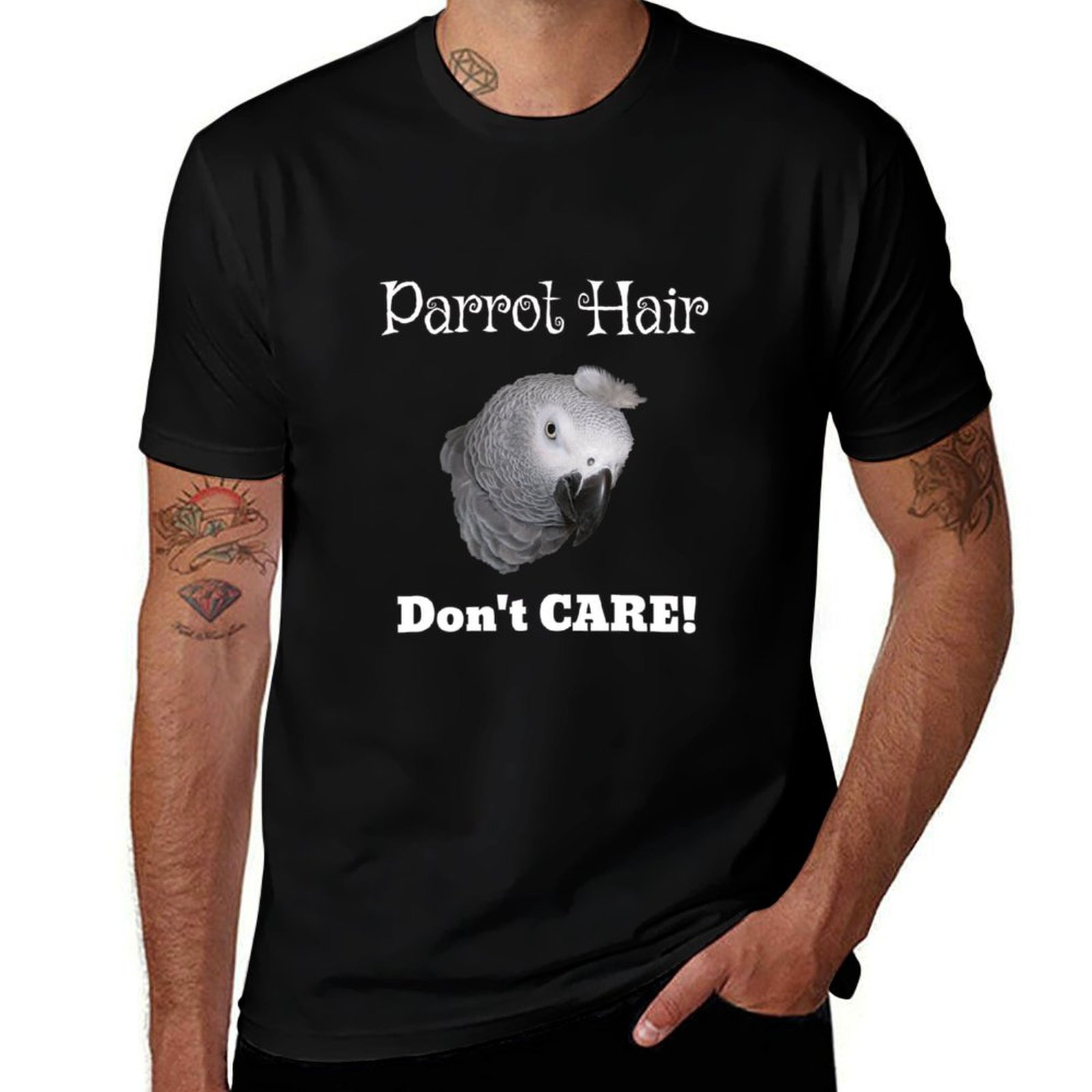 Camiseta Parrot Hair Don't Car - Hair Care Works avaliação e preço