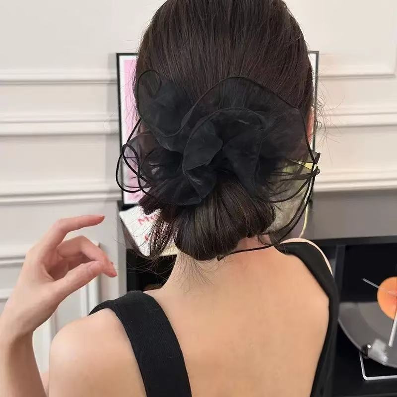 1pc organza moda saia forma in - Hair Net Invisible avaliação e preço
