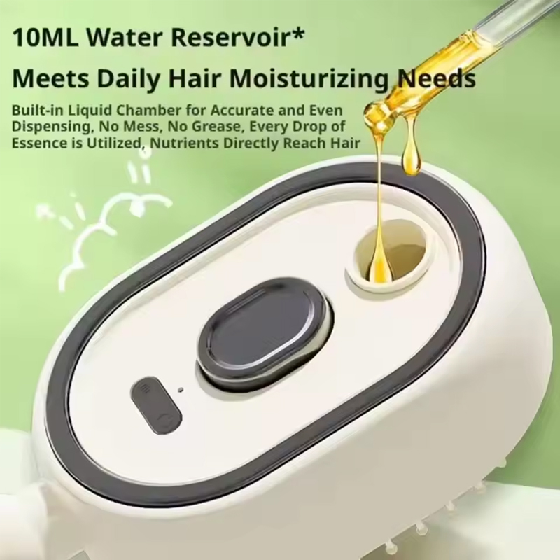 Pente Massageador Elétrico com - Hair Care Essential Oil Atomizing avaliação e preço