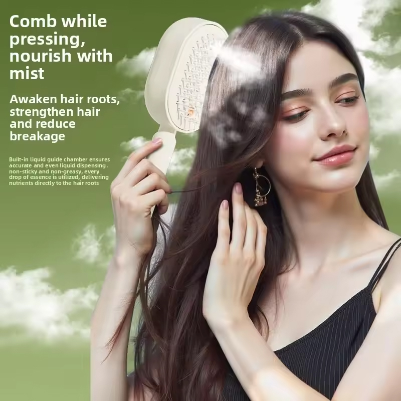 Pente Massageador Elétrico com - Hair Care Essential Oil Atomizing avaliação e preço
