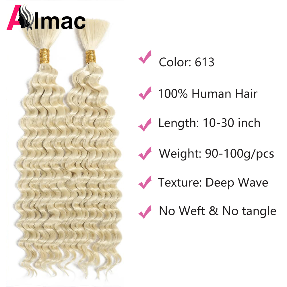 613 cabelo humano em massa par - Hair Care Honey avaliação e preço